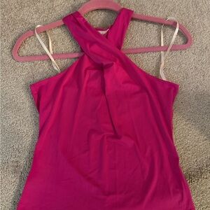 Women's Halter Neck Top - Pink